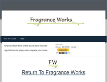 Tablet Screenshot of fragranceworks.weebly.com