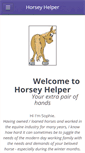 Mobile Screenshot of horseyhelper.weebly.com