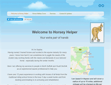 Tablet Screenshot of horseyhelper.weebly.com