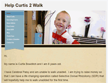 Tablet Screenshot of helpcurtis2walk.weebly.com