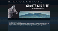 Desktop Screenshot of coyoteclub.weebly.com