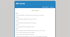 Desktop Screenshot of dbzanime.weebly.com