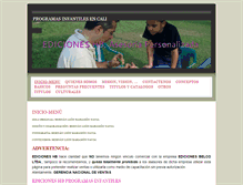 Tablet Screenshot of programasinfantiles.weebly.com