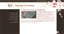 Desktop Screenshot of alwayscreating.weebly.com