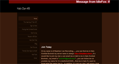 Desktop Screenshot of haloclan419.weebly.com