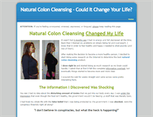 Tablet Screenshot of natural-coloncleansing.weebly.com