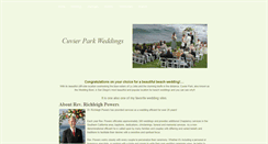Desktop Screenshot of cuvierparkweddings.weebly.com