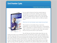 Tablet Screenshot of end-ovarian-cysts.weebly.com