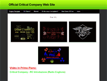 Tablet Screenshot of criticalcompany.weebly.com