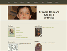 Tablet Screenshot of francisroney.weebly.com