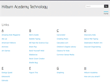 Tablet Screenshot of hilburnacademytechnology.weebly.com