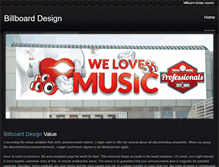 Tablet Screenshot of billboarddesigner.weebly.com