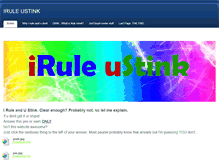 Tablet Screenshot of iruleustink.weebly.com