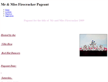 Tablet Screenshot of firecrackerpageant.weebly.com