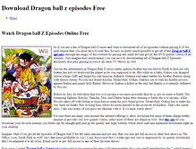 Tablet Screenshot of download-dragon-ball-z.weebly.com