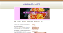 Desktop Screenshot of lacucinadellamore.weebly.com