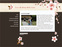 Tablet Screenshot of lovemybump.weebly.com