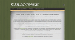 Desktop Screenshot of fl-studio-training.weebly.com