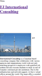 Mobile Screenshot of fjinternationalconsulting.weebly.com