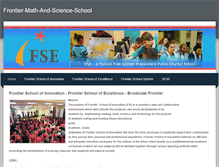Tablet Screenshot of frontiermathandscienceschool.weebly.com