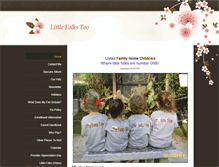 Tablet Screenshot of littlefolkstoo.weebly.com