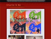 Tablet Screenshot of charlieandme.weebly.com