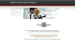 Desktop Screenshot of allisonjamesinsurance.weebly.com