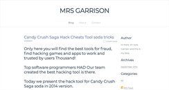 Desktop Screenshot of mrsgarrison.weebly.com