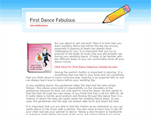 Tablet Screenshot of learn-wedding-dance.weebly.com