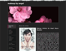 Tablet Screenshot of makeupbyangel.weebly.com