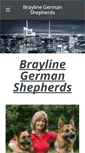 Mobile Screenshot of braylinegermanshepherds.weebly.com