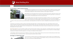 Desktop Screenshot of metalbuildingkits.weebly.com