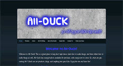 Desktop Screenshot of allduck.weebly.com