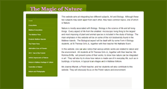 Desktop Screenshot of magicofnature.weebly.com