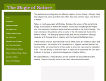 Tablet Screenshot of magicofnature.weebly.com