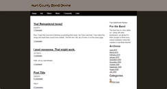 Desktop Screenshot of hartcountybandonline.weebly.com