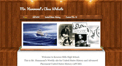 Desktop Screenshot of mrhammond.weebly.com