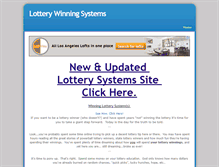 Tablet Screenshot of lotterywinner.weebly.com