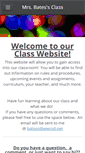 Mobile Screenshot of mrsbatesclass.weebly.com