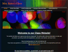 Tablet Screenshot of mrsbatesclass.weebly.com