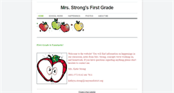 Desktop Screenshot of mrskatiestrong.weebly.com