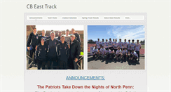 Desktop Screenshot of cbeasttrack.weebly.com