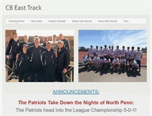 Tablet Screenshot of cbeasttrack.weebly.com