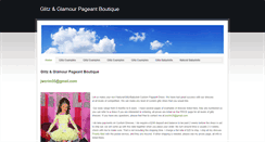 Desktop Screenshot of glitzandglamourpageantboutique.weebly.com