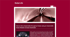 Desktop Screenshot of dubailife.weebly.com