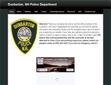 Tablet Screenshot of dunbartonpolice.weebly.com