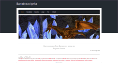 Desktop Screenshot of barrabravaignita.weebly.com