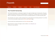 Tablet Screenshot of finsmith.weebly.com