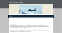 Desktop Screenshot of c-130hercules.weebly.com