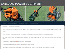 Tablet Screenshot of jarrods-power-equipment.weebly.com